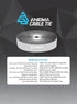 Anigma Cable Tidy Management, Fastening Tape Sticky Strips Hook Loop, 5 Meter, Adjustable and reusable - Anigma