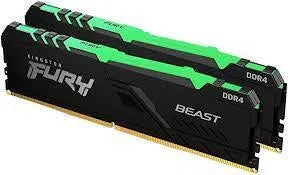 Kingston FURY Beast RGB 64GB (2 x 32GB) 3600MHz DDR4 - Anigma