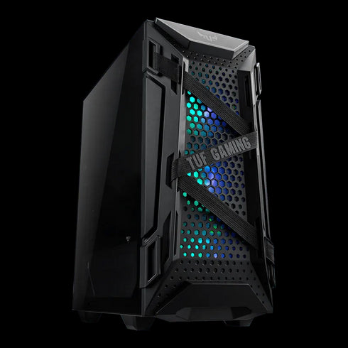 ASUS TUF Gaming GT301 Mid Tower Compact Case (3x 120mm ARGB Fans Included + 1x 120mm Non RGB Fans Included) - Anigma