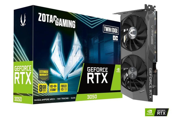 ZOTAC GAMING GeForce RTX 3050 Twin Edge OC 8GB GDDR6 - Anigma
