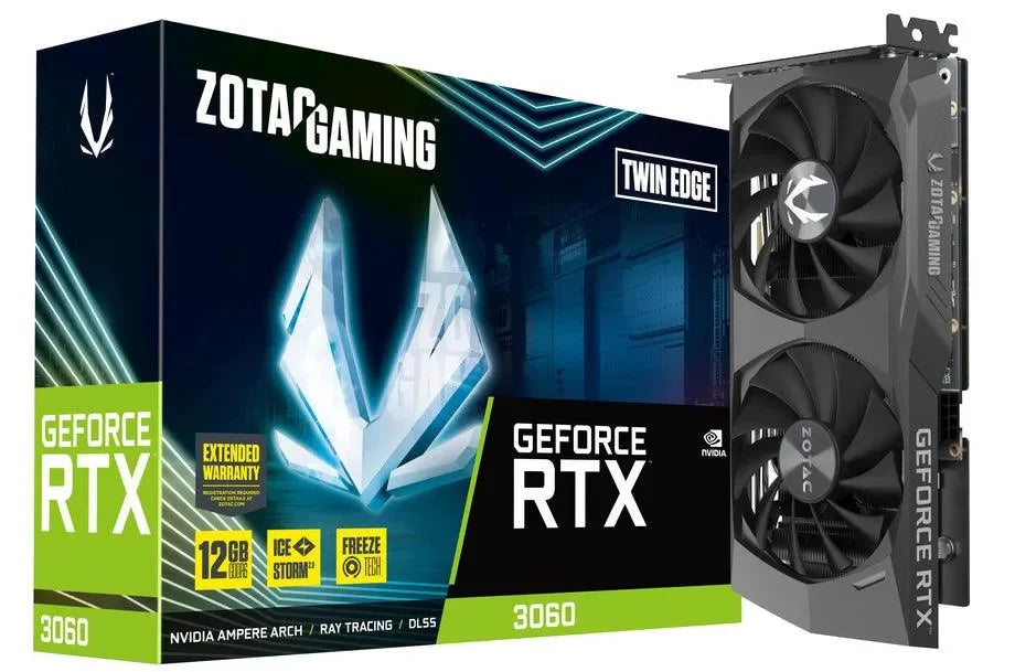 Intel 12th Gen I5 12400F RTX 3060 16GB DDR4 500GB M.2 SSD Gaming PC - Anigma
