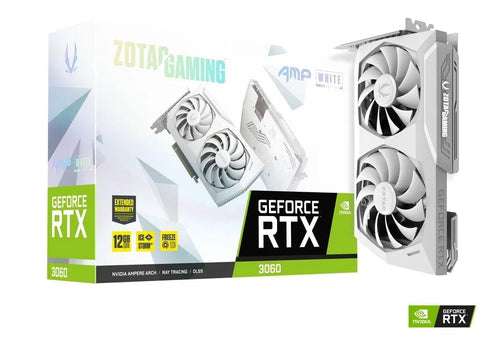 ZOTAC GAMING RTX 3060 AMP Edition WHITE 12GB GDDR6 - Anigma