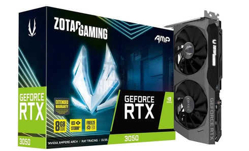 ZOTAC GAMING GeForce RTX 3050 AMP Edition 8GB GDDR6 - Anigma