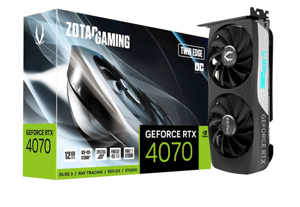 ZOTAC GAMING GeForce RTX 4070 Twin Edge OC 12GB GDDR6X - Anigma