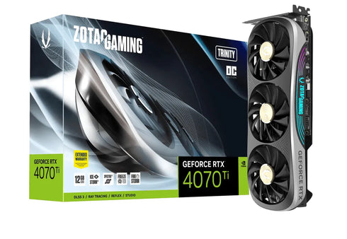 ZOTAC GAMING GEFORCE RTX 4070 TI TRINITY OC 12GB GDDR6X, 192bit - Anigma