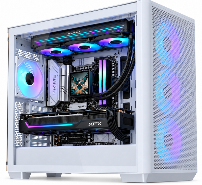Performance Intel Core Ultra 5 245KF RX 9060 XT 32GB DDR5 1TB M.2 SSD Gaming PC