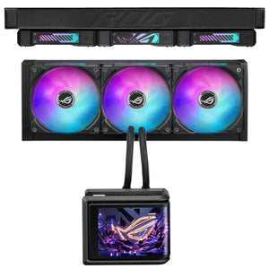 Asus ROG RYUO IV SLC 360 ARGB CPU Liquid Cooler, Black