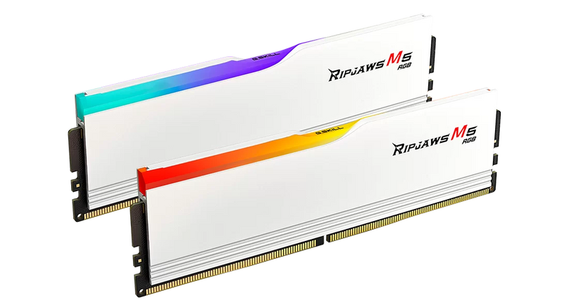 G.Skill Ripjaws M5 RGB 96GB (2x48GB) DDR5-6400 CL32 Intel XMP 3.0 White