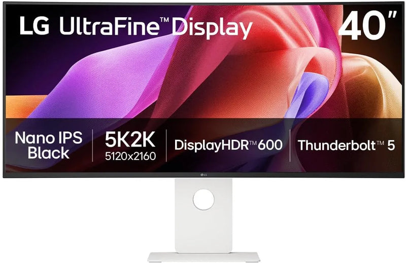 LG UltraFine 40 inch 120Hz WUHD (5120 x 2160) Nano IPS Curved Monitor - Anigma