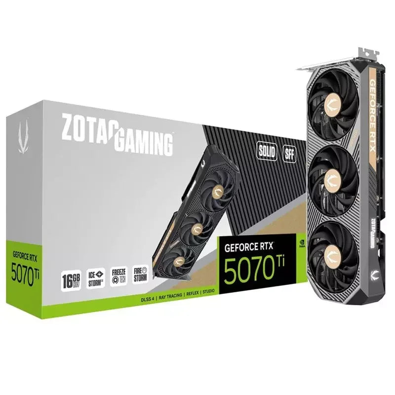 ZOTAC Gaming GeForce Solid RTX 5070 TI 16GB GDDR7 SFF Graphics Card - Anigma