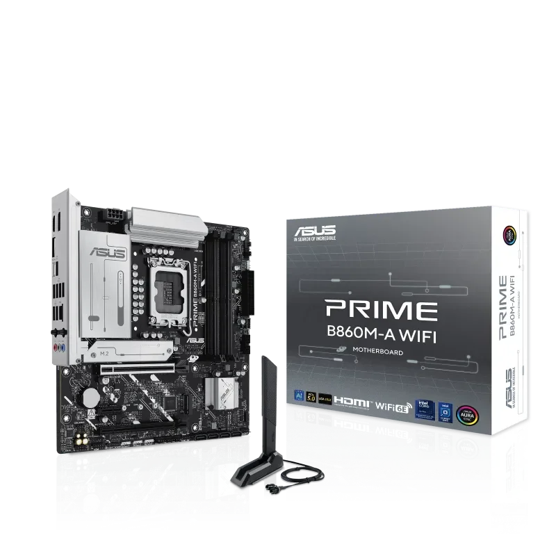 ASUS PRIME B860M-A WIFI DDR5 (Intel Micro-ATX Motherboard) - Anigma