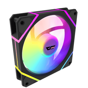 DarkFlash DM12 Pro ARGB 120mm Fan White | 1600 RPM | 48.32 CFM | 20 ARGB Effects | Rifle Bearing
