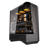 darkFlash DY460 ATX PC Case - Front View