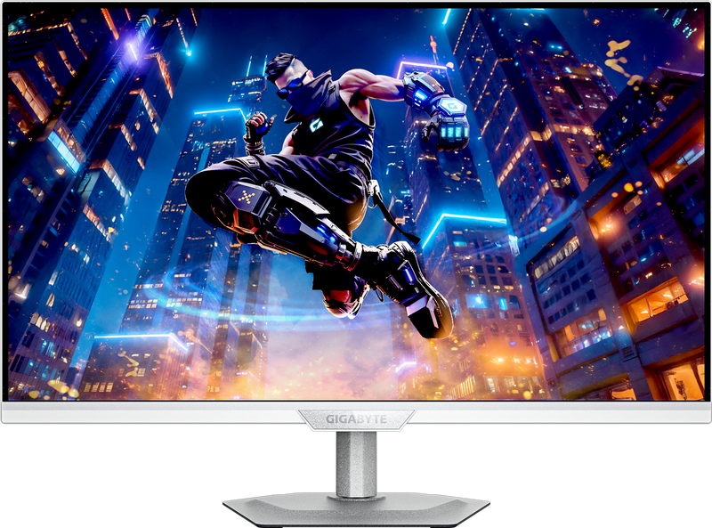 GIGABYTE M27UP ICE - Front View White