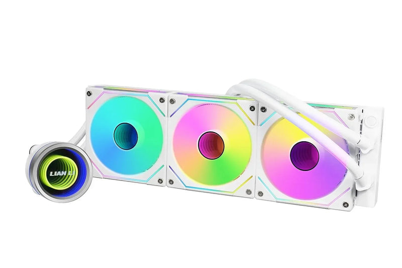 Lian Li Galahad II Trinity SL 360mm AIO ARGB Liquid CPU Cooler White - Anigma