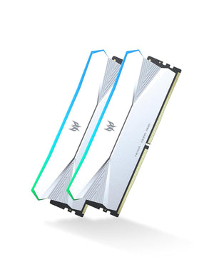 Acer Predator Hera RGB 64GB (2x32GB) DDR5 6400MT/s CL32 DIMM White | XMP 3.0 | AMD EXPO | SK Hynix