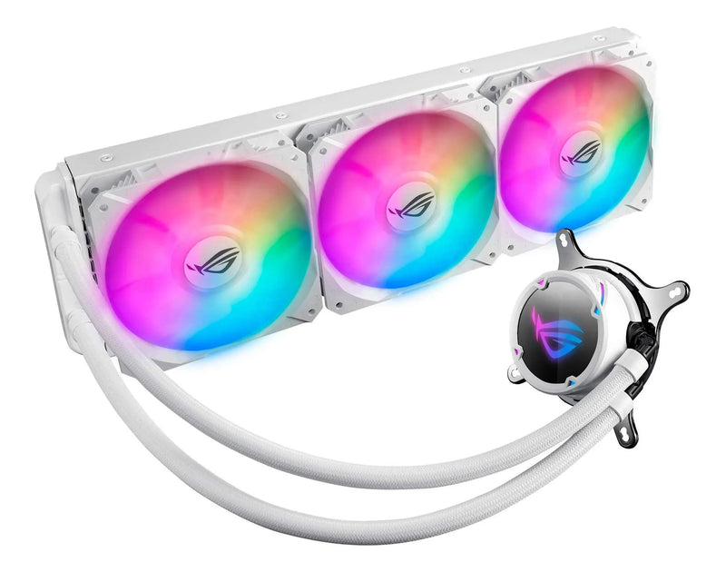 ASUS ROG Strix LC II 360 ARGB All-in-one AIO Liquid CPU Cooler White - Anigma
