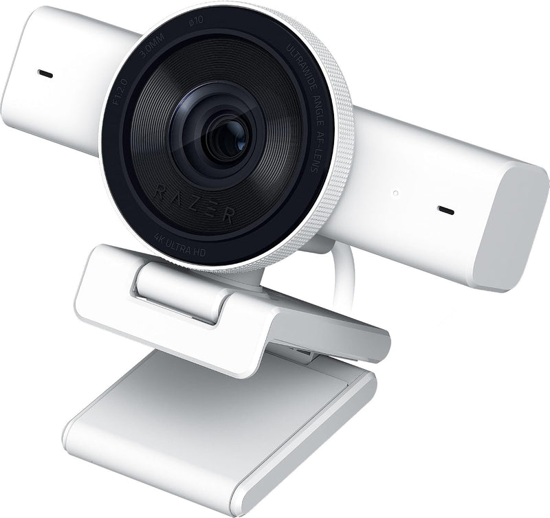 Razer Kiyo V2 4K 30FPS AI Auto-Framing HDR Streaming Webcam - White