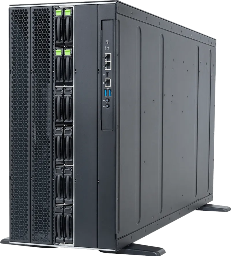 GIGABYTE W793-ZU0-LA71 GPU Workstation | AMD EPYC 9005/9004 | SP5 | 4× Radeon AI PRO R9700S | DLC | 3× 2400W Titanium