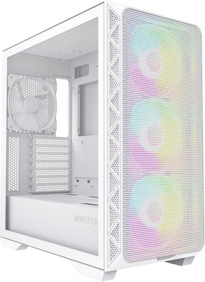 Montech Air 903 MAX Full Tower Case White (3x 140mm ARGB Fans Included + 1x 140mm Non RGB Fans Included)