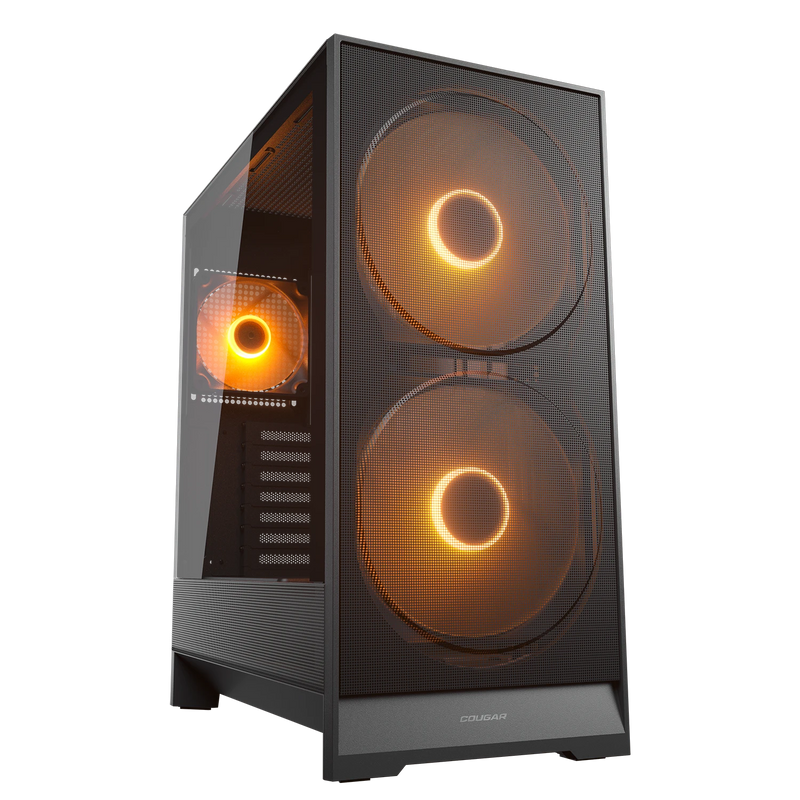 Cougar Airface 180 Black - Front View ARGB