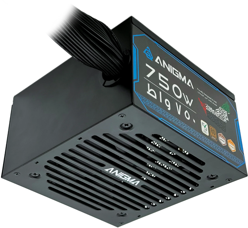 Anigma 750W Bronze Non-Modular ATX Power Supply Black