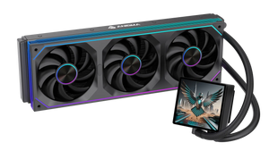 Anigma AN I 360 ARGB LCD Liquid Cooler Black