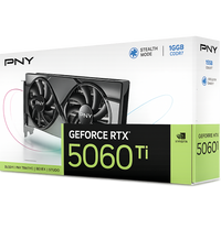 PNY GeForce RTX 5060 Ti 16GB GDDR7 Graphics Card – Dual Fan, Blackwell Architecture, DLSS 4, Ray Tracing