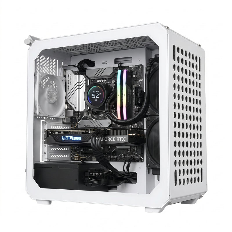 Essential Mini AMD Ryzen 5 9600X RTX 5060 32GB DDR5 1TB M.2 SSD Gaming PC