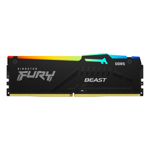 Kingston FURY Beast Black RGB 32GB (2x16GB) DDR5 6400MT/s CL32 DIMM