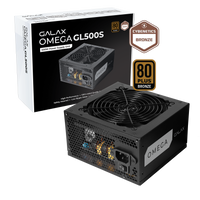 Galax Omega GL500S 500W Power Supply – 80+ Bronze & Cybenetics Bronze Certified PS – Non-Modular ATX