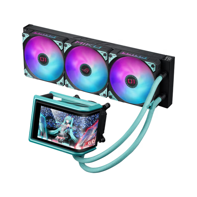 ASUS ROG RYUO IV 360 ARGB Hatsune Miku Edition AIO 360mm Curved-screen Cooler