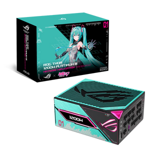 ASUS ROG Thor 1200W Platinum III Hatsune Miku Edition ATX 3.1 Power Supply