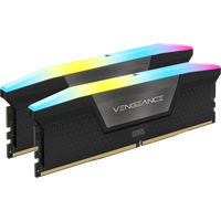 Corsair VENGEANCE RGB 32GB DDR5 6000MT/s Black — front view