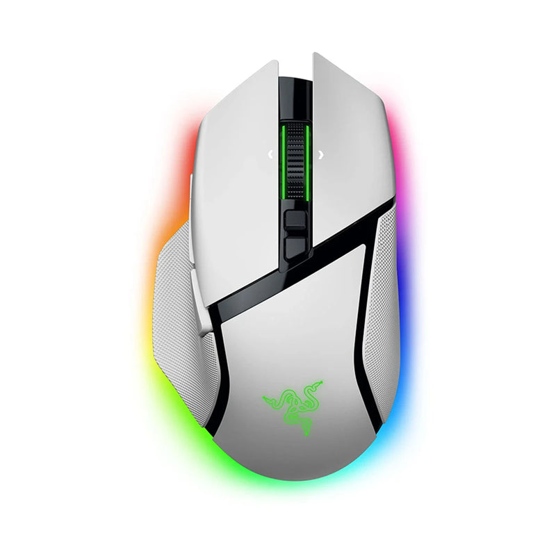 Razer Basilisk V3 Pro 35K HyperSpeed Wireless 112g Focus Pro 35K Gaming Mouse - White