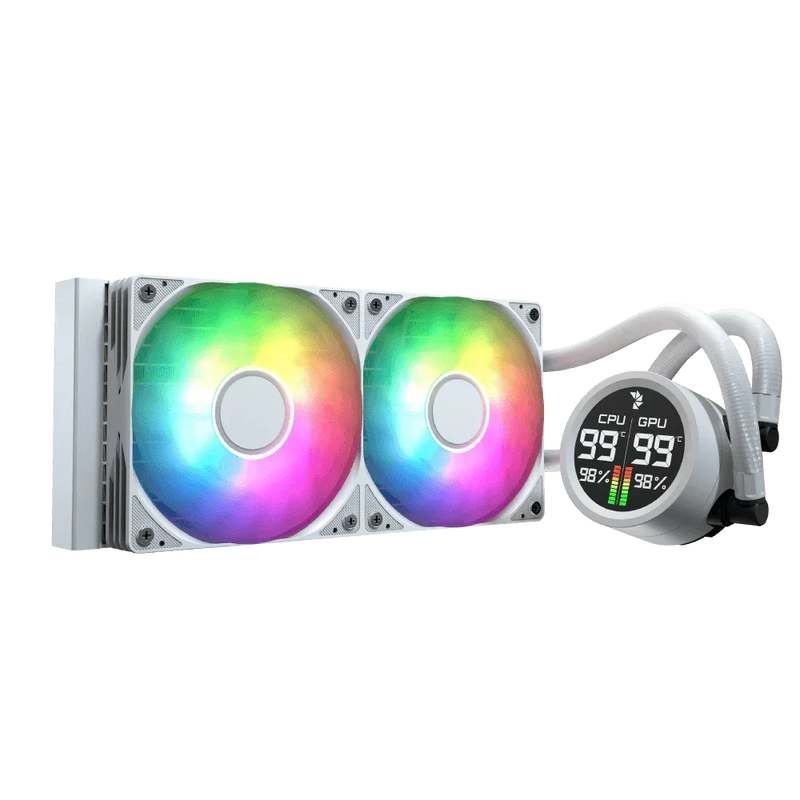 AeroCool Liquid Cooler Abyss L240R Digi, White