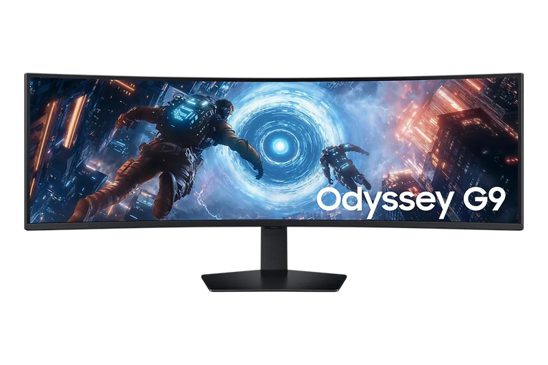 SAMSUNG Odyssey G9 G91F Curved Gaming Monitor, 49" VA Display, DQHD Resolution, 144Hz Refresh Rate, 1ms (GtG) Response Time