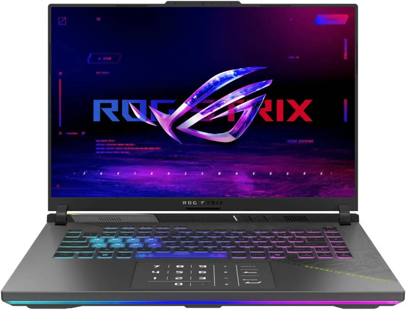 ASUS ROG Strix G16 G614FR-RV031 I AMD Ryzen 9 9955HX I 16GB ram I 1TB SSD I Nvidia Geforce RTX 5070 Ti 12Gb Graphics I 16"inch IPS 165Hz Display I ENG KBD I ROG Impact Gaming Mouse ROG backpack I NO OS I Green | 1YR WRR