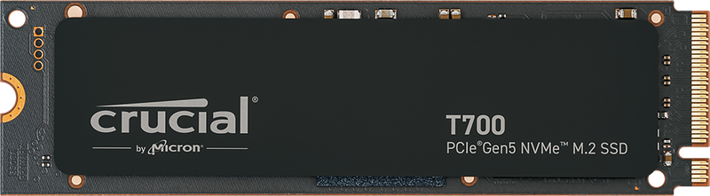 Crucial T700 2TB PCIe Gen5 NVMe M.2 2280 SSD | 12400 MB/s Read | NVMe 2.0 | 1200 TBW | 5-Year Warranty
