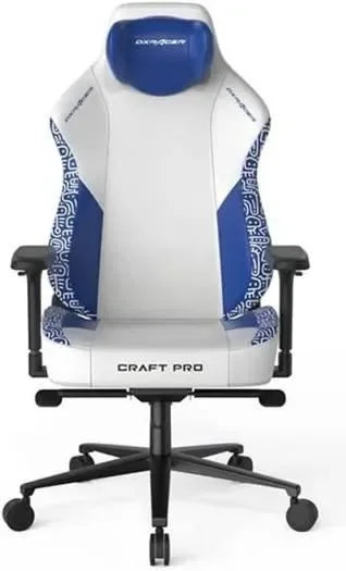 DXRacer Craft Pro Stripes Series Gaming Chair White/Blue - Anigma