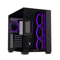 ASUS A32 PLUS ATX Mid Tower Case Black | 4 ARGB Fans | 420mm GPU | 360mm Radiator | TG | USB-C