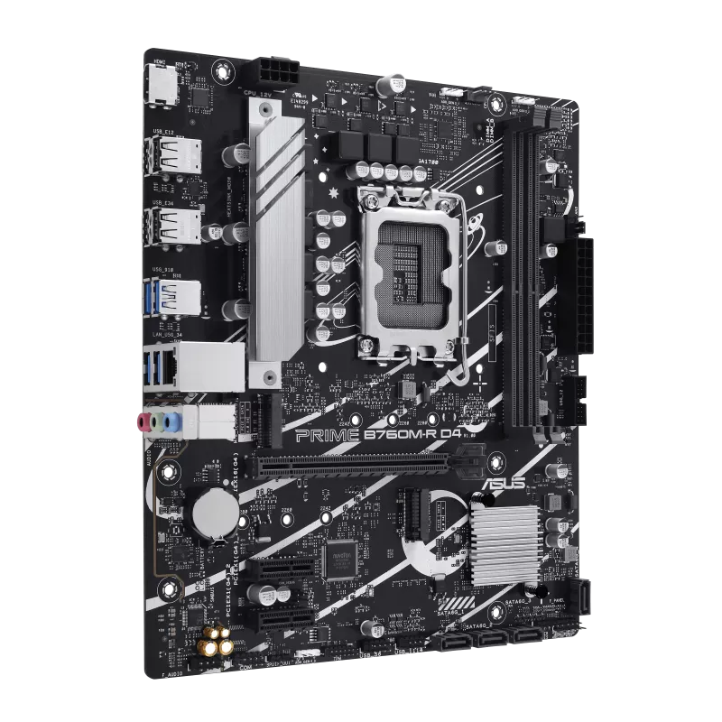ASUS PRIME B760M-R DDR4 Micro-ATX Intel LGA1700 Motherboard