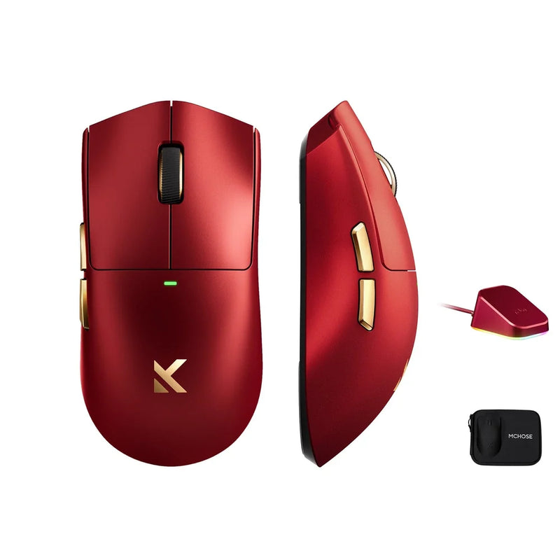 MCHOSE A5 V3 Wireless 56g PAW3395 8K Gaming Mouse - White
