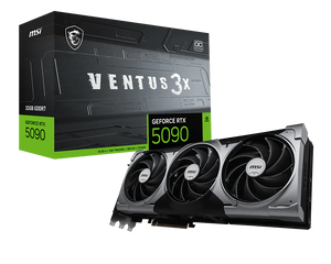 MSI GeForce RTX 5090 VENTUS 3X OC 32GB GDDR7 | PCIe 5 | 21760 CUDA | 2437MHz | 512-bit | 575W