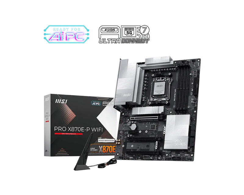 MSI PRO X870E-P WIFI AM5 ATX Motherboard