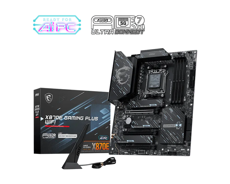 MSI X870E GAMING PLUS WIFI Motherboard, ATX