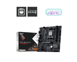 MSI PRO B840M-B Micro ATX AM5 Motherboard