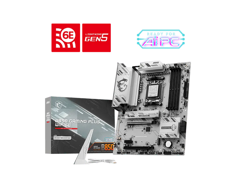 MSI B850 Gaming Plus WIFI6E Motherboard, ATX