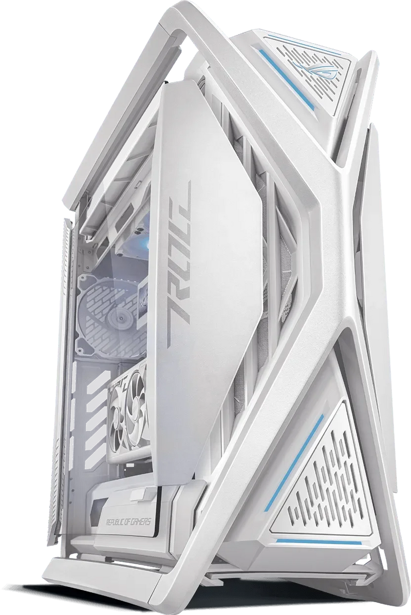 ASUS ROG Hyperion GR701 EATX Full-Tower Computer case White (4x 140mm Non RGB Fans Included) - Anigma