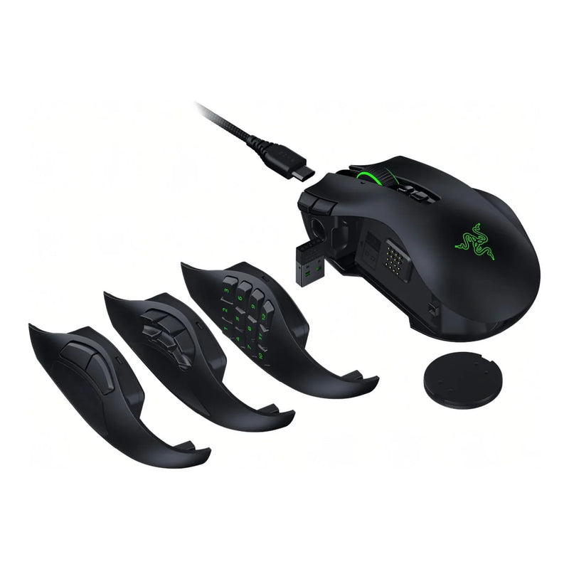 Razer Naga V3 Pro HyperSpeed Wireless 117g Focus Pro 50K 1000Hz Gaming Mouse - Black